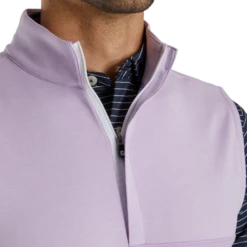 Heather Yoke Half-Zip Vest -Footjoy FJ 25323 04