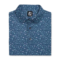 Terrazzo Print Lisle Self Collar