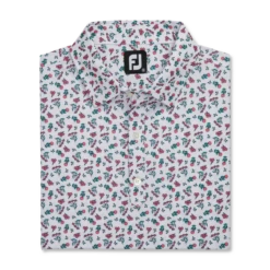 Mini Floral Lisle Self Collar
