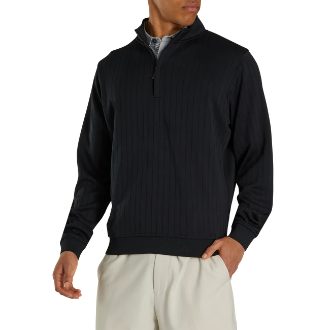 Drop Needle Half-Zip Gathered Waist Drop Needle Half-Zip Gathered Waist -Footjoy FJ 27270 02