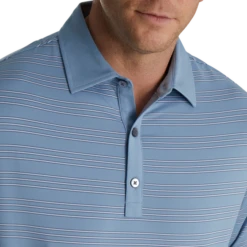 Trio Stripe Lisle Self Collar -Footjoy FJ 27725 04