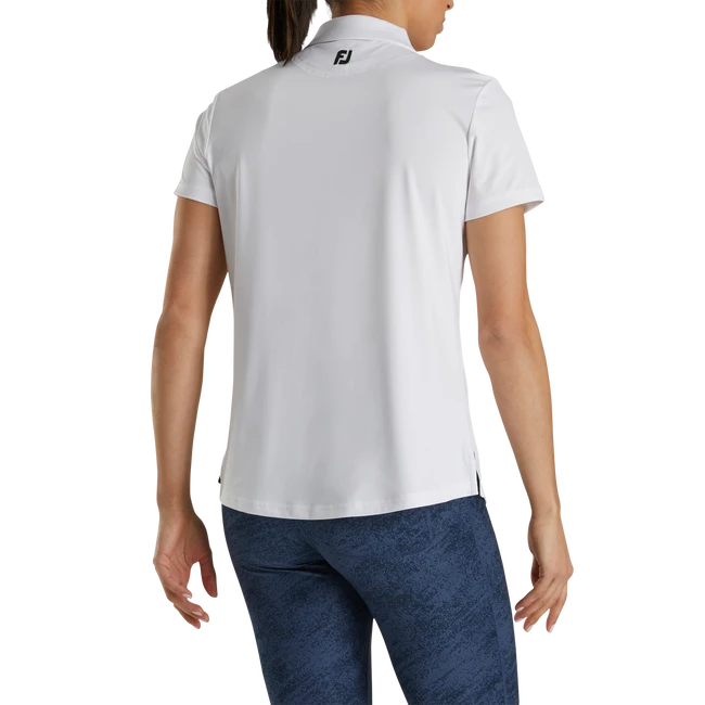 Solid Lisle - FJ Tour Collar Women Solid Lisle - FJ Tour Collar Women -Footjoy FJ 27931 DTC 03
