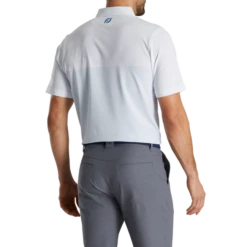 Lisle Engineered Pin Stripe Self Collar 2 Lisle Engineered Pin Stripe Self Collar -Footjoy FJ 27990 03