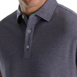 Heather Stretch Pique Solid Self Collar -Footjoy FJ 28037 04