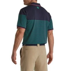 Breton Stripe Stretch Pique Knit Collar -Footjoy FJ 28057 03