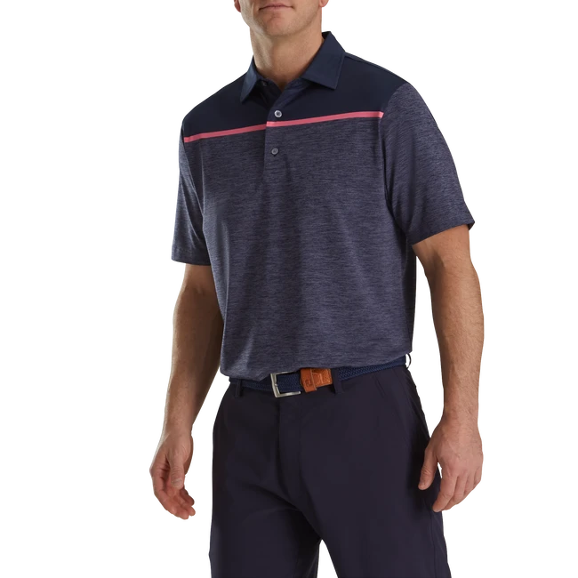Spacedye Block Lisle Self Collar Spacedye Block Lisle Self Collar -Footjoy FJ 28060 02