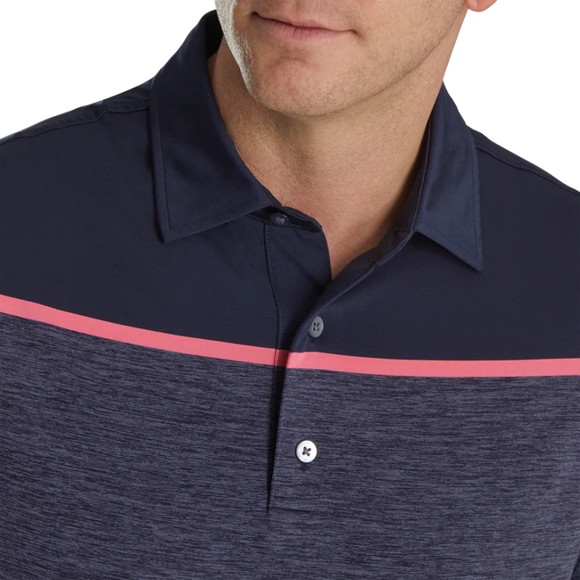 Spacedye Block Lisle Self Collar Spacedye Block Lisle Self Collar -Footjoy FJ 28060 04