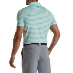 Athletic Fit Multi-Stripe Lisle Self Collar -Footjoy FJ 28157 03
