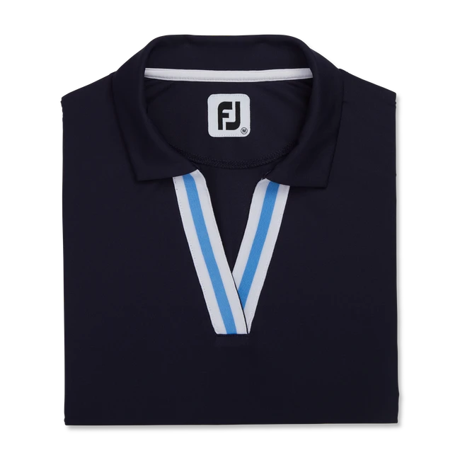 Stripe Ribbon Trim Women Stripe Ribbon Trim Women -Footjoy FJ 28267 01