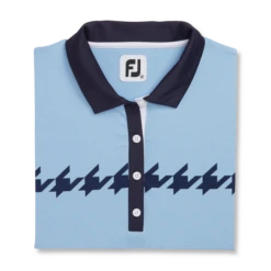 Cap Sleeve Houndstooth Print Women 3 Cap Sleeve Houndstooth Print Women -Footjoy FJ 28269 01