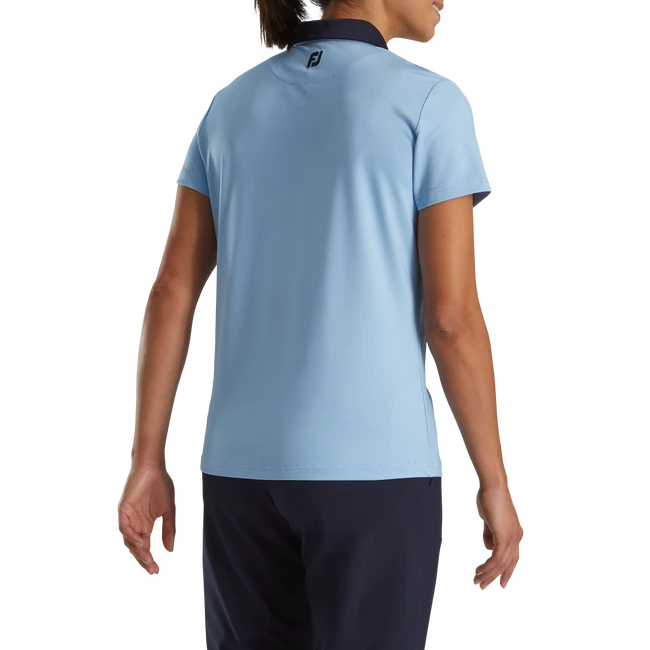 Cap Sleeve Houndstooth Print Women Cap Sleeve Houndstooth Print Women -Footjoy FJ 28269 03