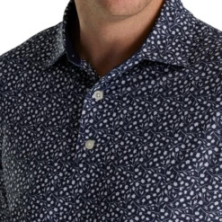 Lisle Tossed Tulips Self Collar -Footjoy FJ 28452 04