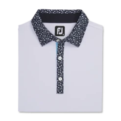 Pique Tulip Trim Stretch Lisle Collar