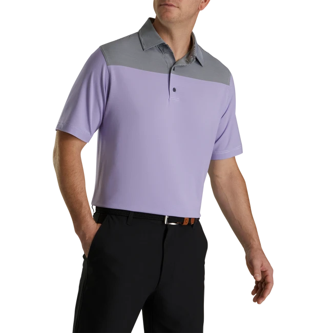 Lisle End-on-End Block Self Collar Lisle End-on-End Block Self Collar -Footjoy FJ 28459 02