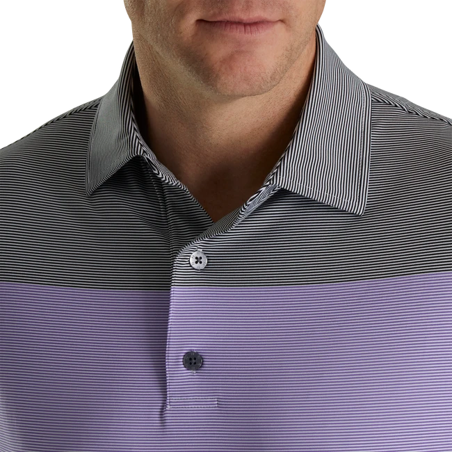 Lisle End-on-End Block Self Collar Lisle End-on-End Block Self Collar -Footjoy FJ 28459 04