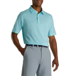 Lisle Even Stripe Self Collar -Footjoy FJ 28475 02