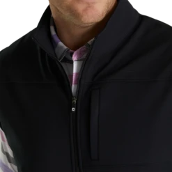 Ottoman Knit Full-Zip Vest 3 Ottoman Knit Full-Zip Vest -Footjoy FJ 28504 04