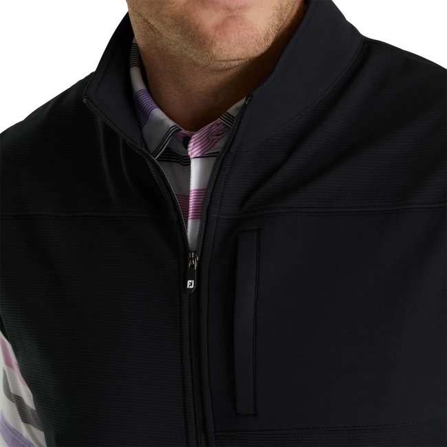 Ottoman Knit Full-Zip Vest Ottoman Knit Full-Zip Vest -Footjoy FJ 28504 04