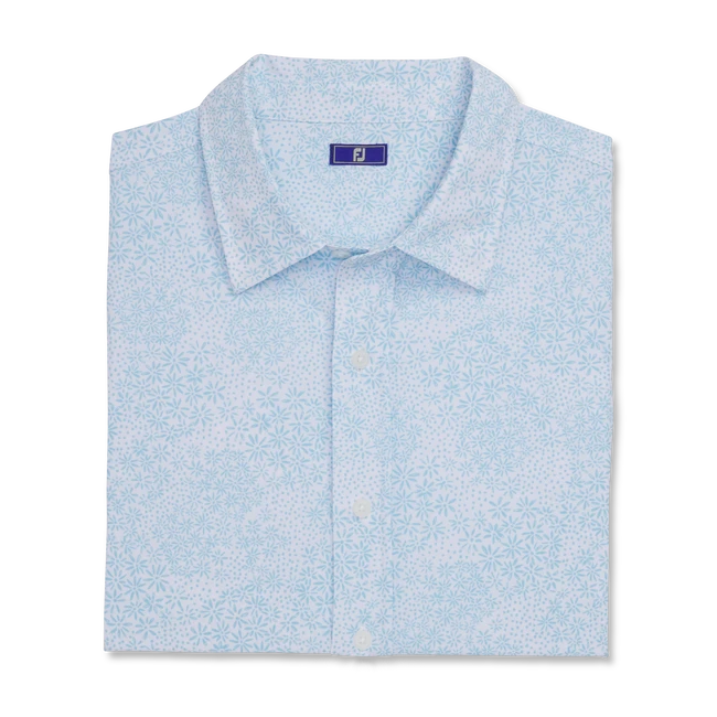 Micro-Floral Short Sleeve Performance Woven Micro-Floral Short Sleeve Performance Woven -Footjoy FJ 28528 01