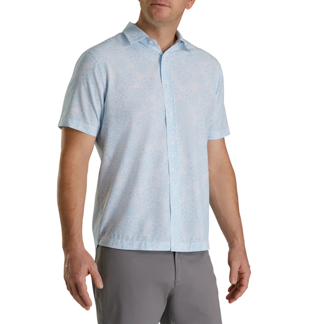 Micro-Floral Short Sleeve Performance Woven Micro-Floral Short Sleeve Performance Woven -Footjoy FJ 28528 02