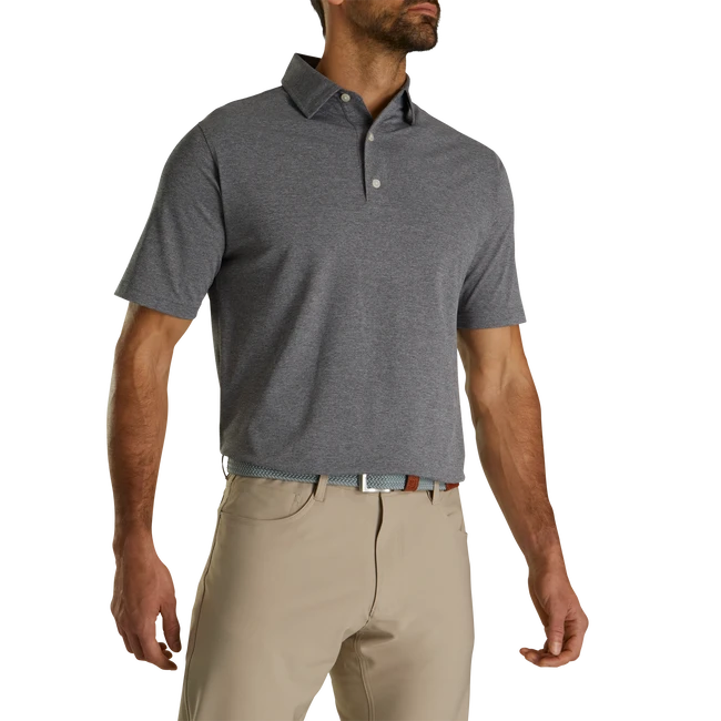 Performance Stretch Pique Solid Self Collar Performance Stretch Pique Solid Self Collar -Footjoy FJ 28552 02