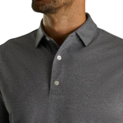 Performance Stretch Pique Solid Self Collar 3 Performance Stretch Pique Solid Self Collar -Footjoy FJ 28552 04