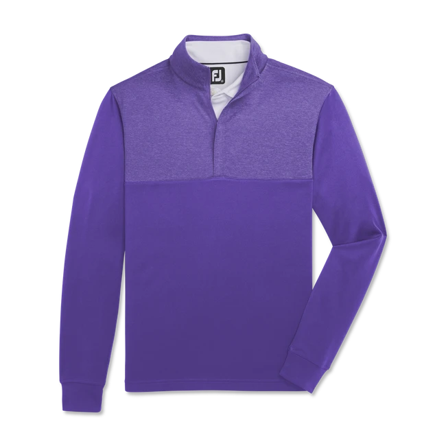 Heather Yoke Half-Zip Mid-Layer Heather Yoke Half-Zip Mid-Layer -Footjoy FJ 28627 01