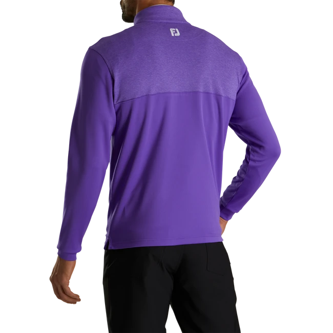 Heather Yoke Half-Zip Mid-Layer Heather Yoke Half-Zip Mid-Layer -Footjoy FJ 28627 03