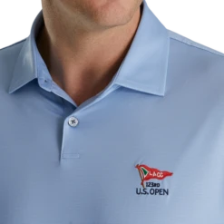 2023 U.S. Open Micro Feeder Stripe Lisle Self Collar -Footjoy FJ 28962 04