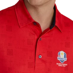 Ryder Cup Tonal Print Self Collar -Footjoy FJ 29026 04