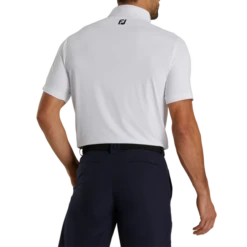 Athletic Fit Solid Lisle Self Collar - FJ Tour Logo 2 Athletic Fit Solid Lisle Self Collar - FJ Tour Logo -Footjoy FJ 29299 03