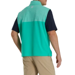 Heather Yoke Half-Zip Vest - FJ Tour Logo -Footjoy FJ 29306 03
