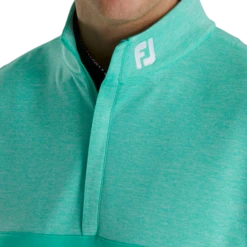 Heather Yoke Half-Zip Vest - FJ Tour Logo -Footjoy FJ 29306 04