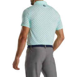 Athletic Fit Deco Print Self Collar -Footjoy FJ 29644 03