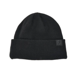 Black Ice Cuffed Beanie